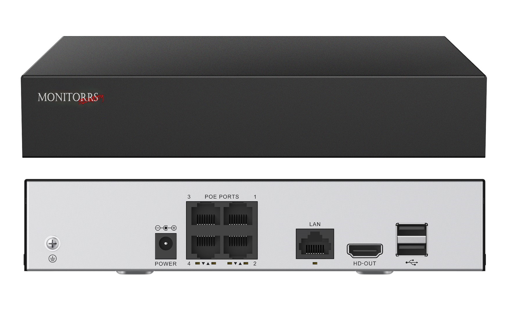 Monitorrs Security Hybrid Light IP 4 kamerový set 2 Mpix GDome (6212K4)